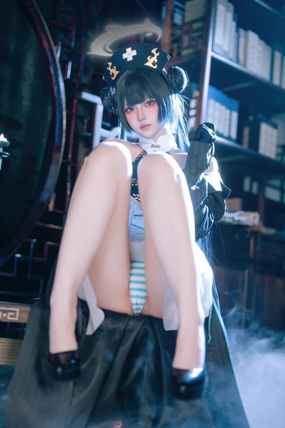 屿鱼 - No.079 蔚蓝档案·妃咲同人护士 [65P-358MB] tg@simisebaisi 【丝足阁】011.webp